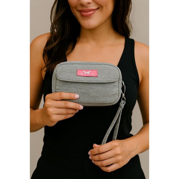 Scout Wallet Wristlet Clutch Bag Gray Pink Green Water Resistant WOMEN'S WOMAN'S - Picture 15 of 15